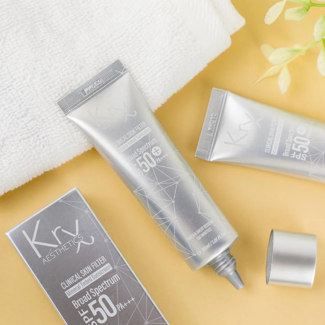 KrX Skin Filter Tinted Sunscreen SPF 50+++ MED/DARK