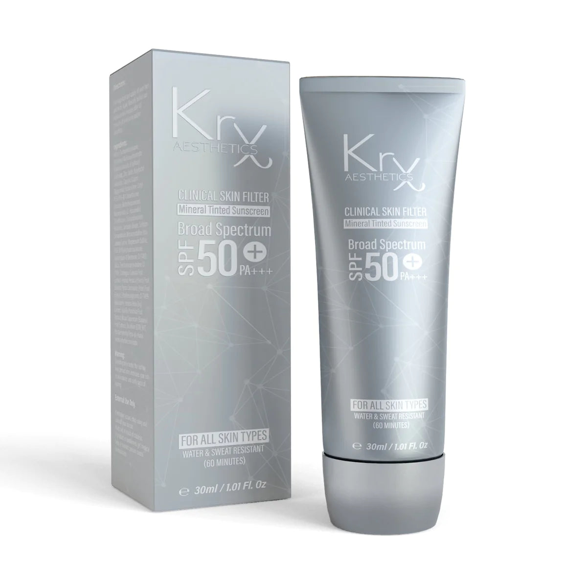 KrX Skin Filter Tinted Sunscreen SPF 50+++ LIGHT/MED